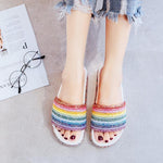 Rainbow Slipper