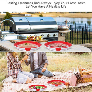 Round Food Preservation Tray