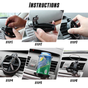 Car Folding Beverage Rack