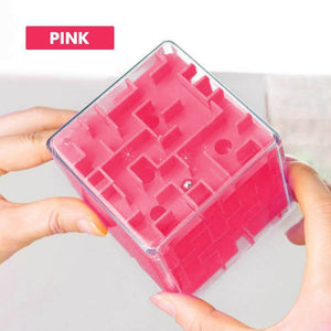 3D Cube Puzzle Maze Toy (Random Color)