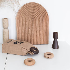 Wooden Donut Sealing Clip