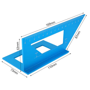 Woodworking Scriber T Ruler