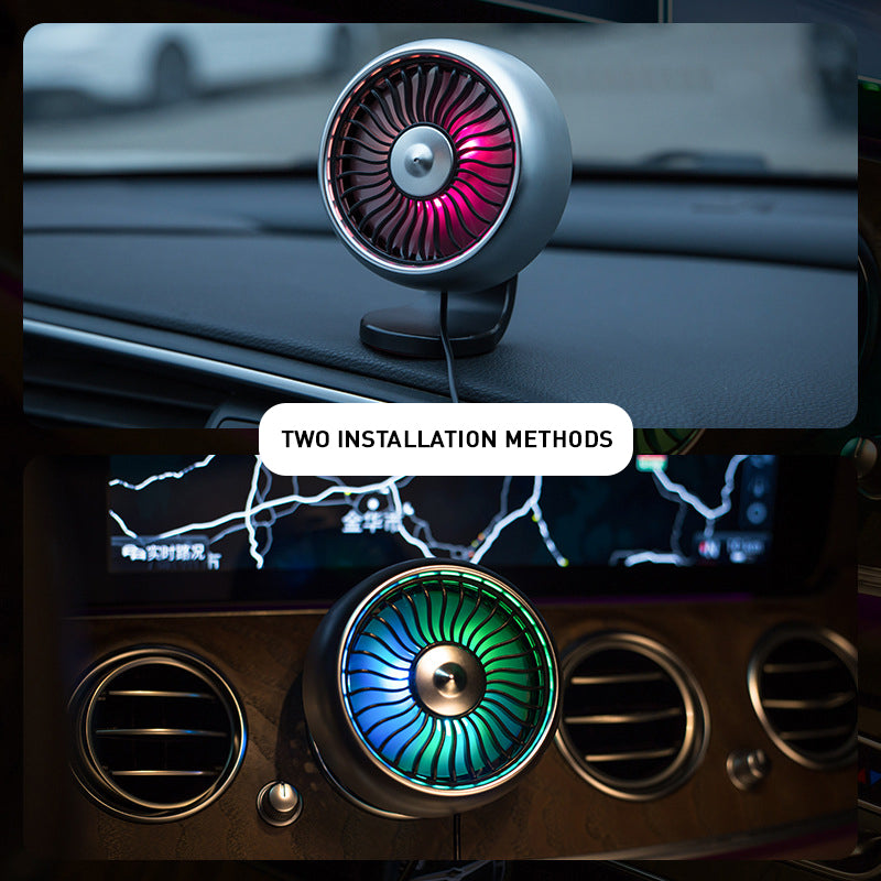 Car Air Vent USB Fan