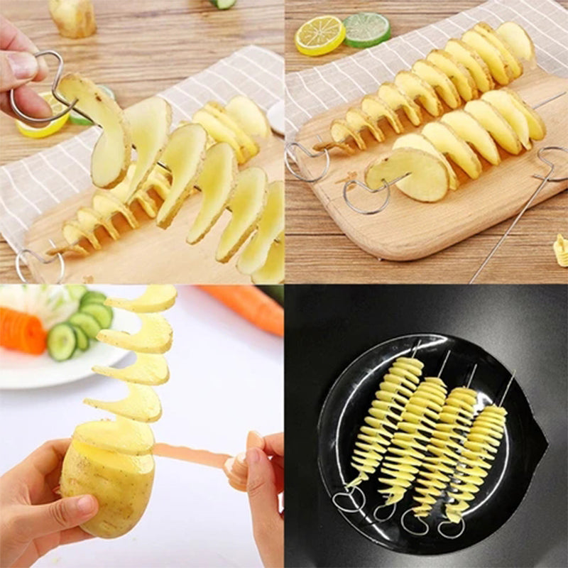 Potato Chips Spiral Cutter