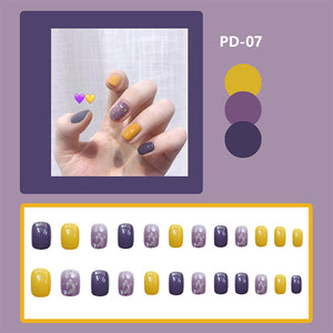 Full Cover Fake Nail Tips (24 PCs)