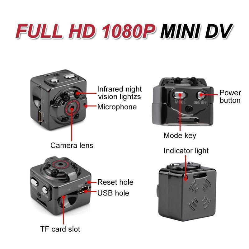 HD 1080P Mini Body Camera