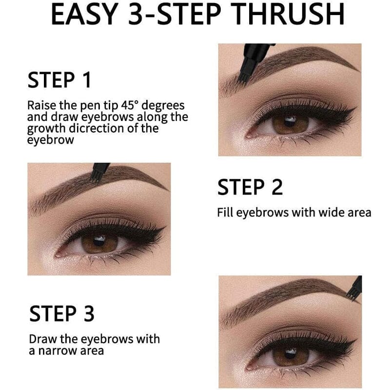 Waterproof Brow Pencil with Micro-Fork Tip