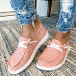 Women's Canvas Lace-Up Sneakers