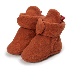 Baby Cozy Fleece Booties with Non Skid Bottom