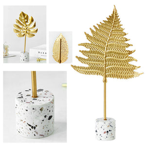 Golden Leaves Ornaments