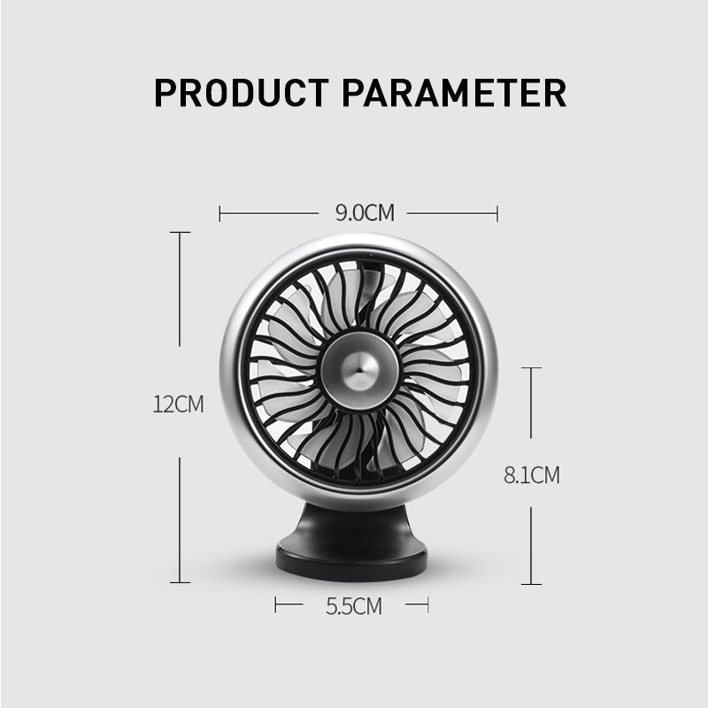 Car Air Vent USB Fan