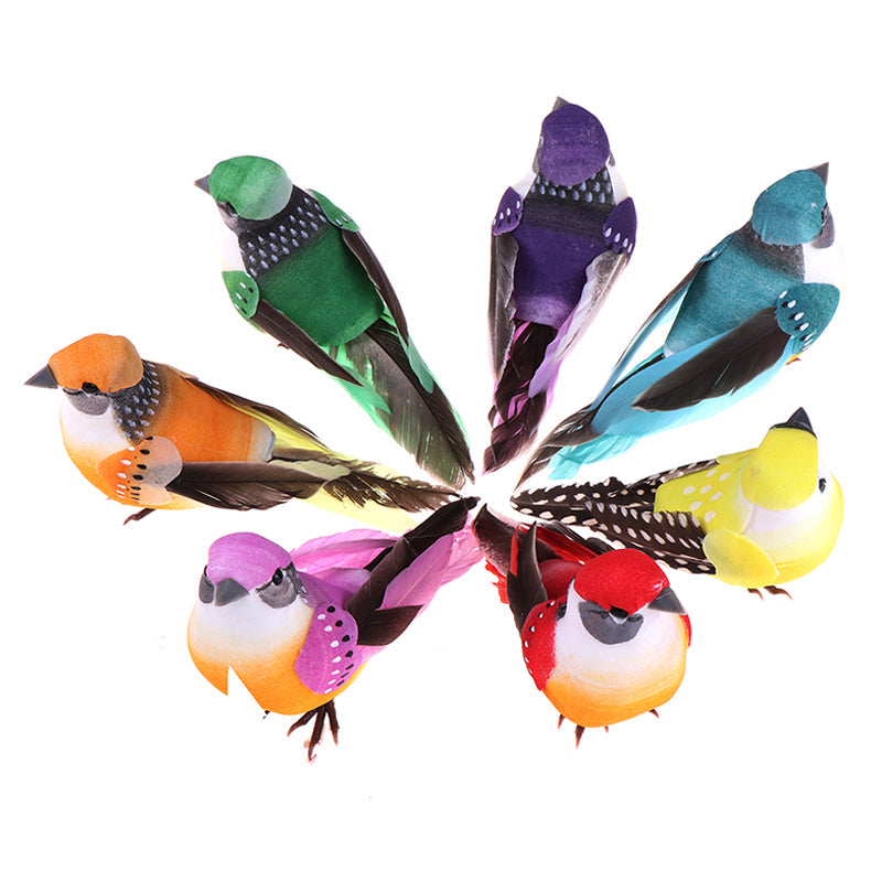 Artificial Birds Home Ornament