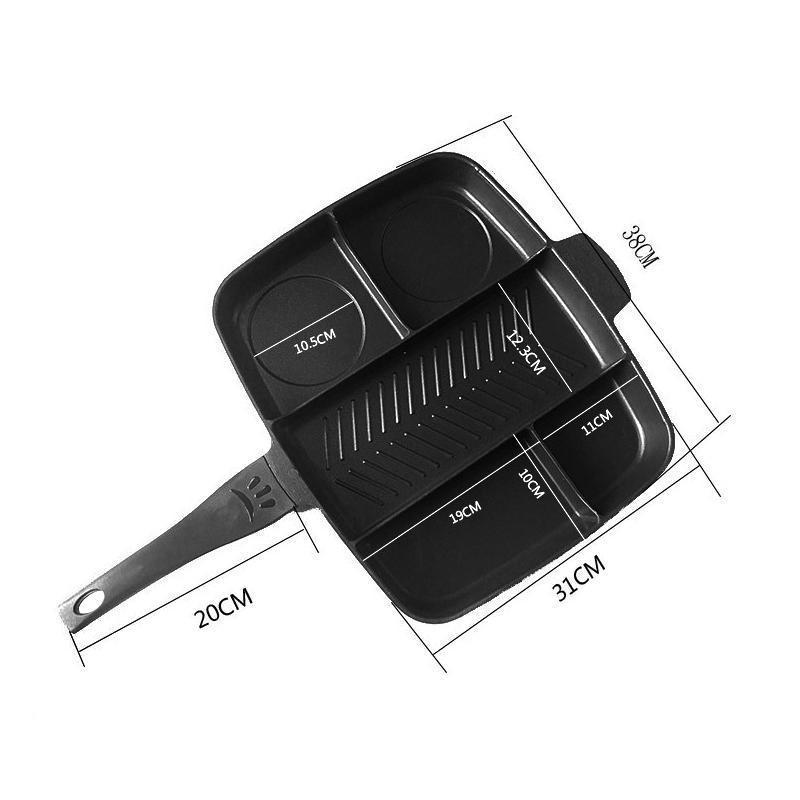 Non-Stick Divided Meal Skillet