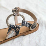 Buckle Flat Heel Sandals