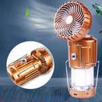 Outdoor LED Camping Light with Fan