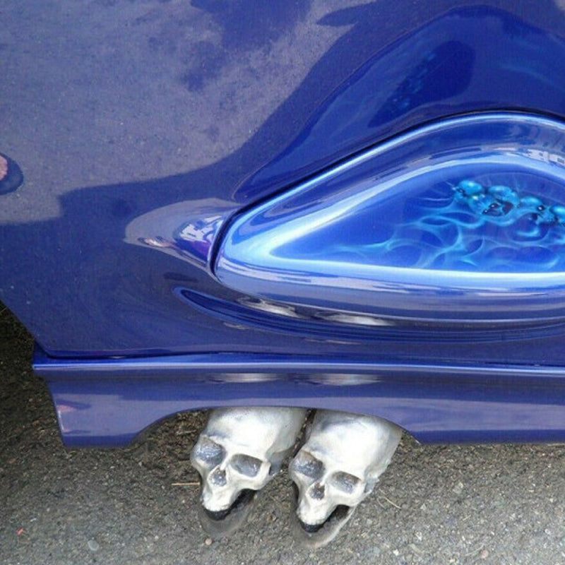 Skull exhaust tip