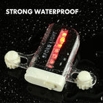 Bicycle waterproof warning light