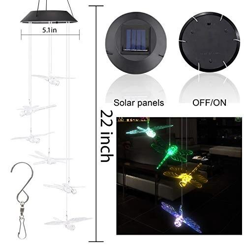 Solar-Powered Dragonfly Lights