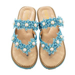 Women's Bohemian Sparkle Bling Flip Flops