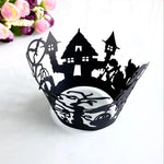 Halloween Decoration Cupcake Wrappers Party Accessories, 50 PCs