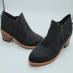 Women Zapatos Mujer Retro Leather Winter Boots