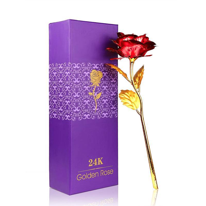 24K Gold Rose