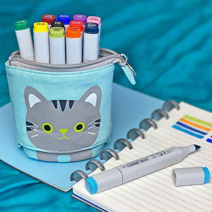 Cat Sliding Pencil Case