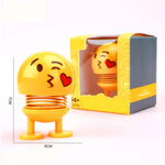 Car Shaking Head Emoji Doll Toys