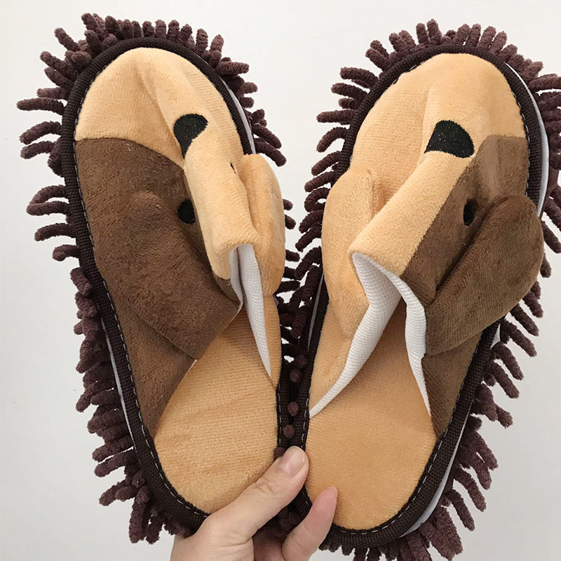 Plushy Feet Microfiber Slipper Mop