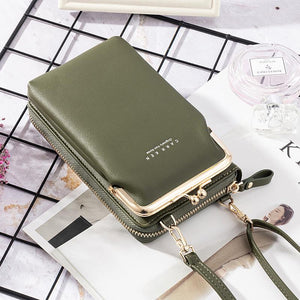 2020 New Fashion Women Phone Bag Solid Crossbody Bag