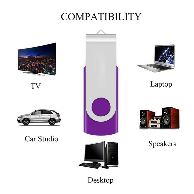 Metal rotatable U disk