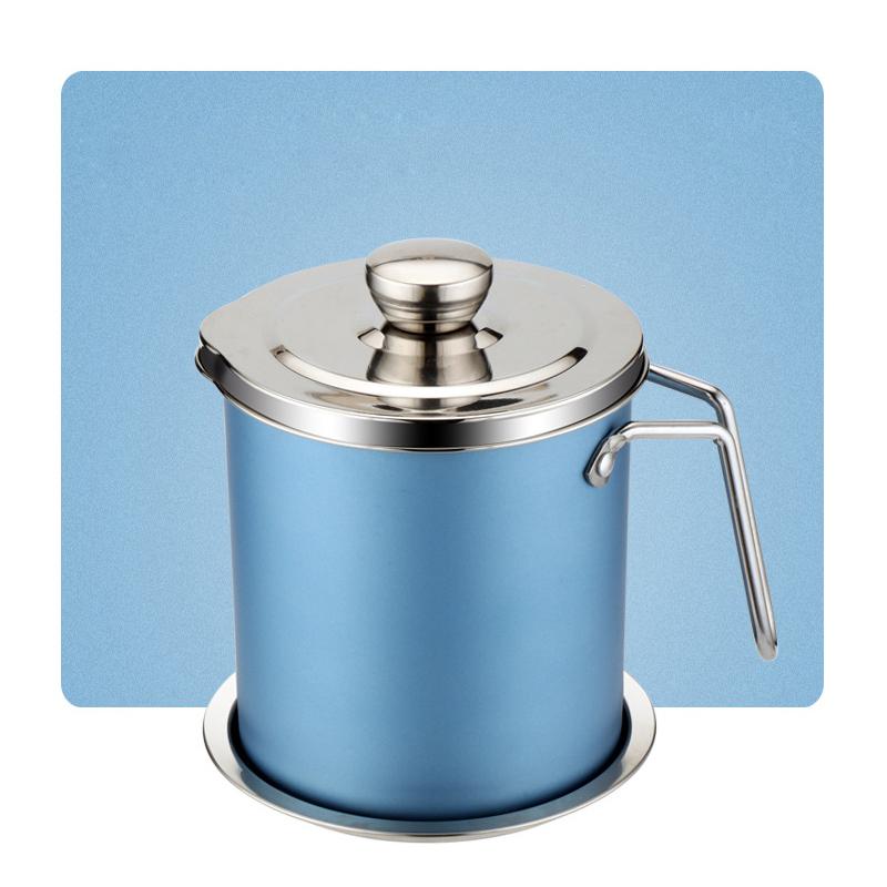 Stainless Steel Oil Strainer Storage Can