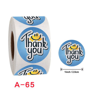 Decorative Stickers "Thank you" Seal Labels