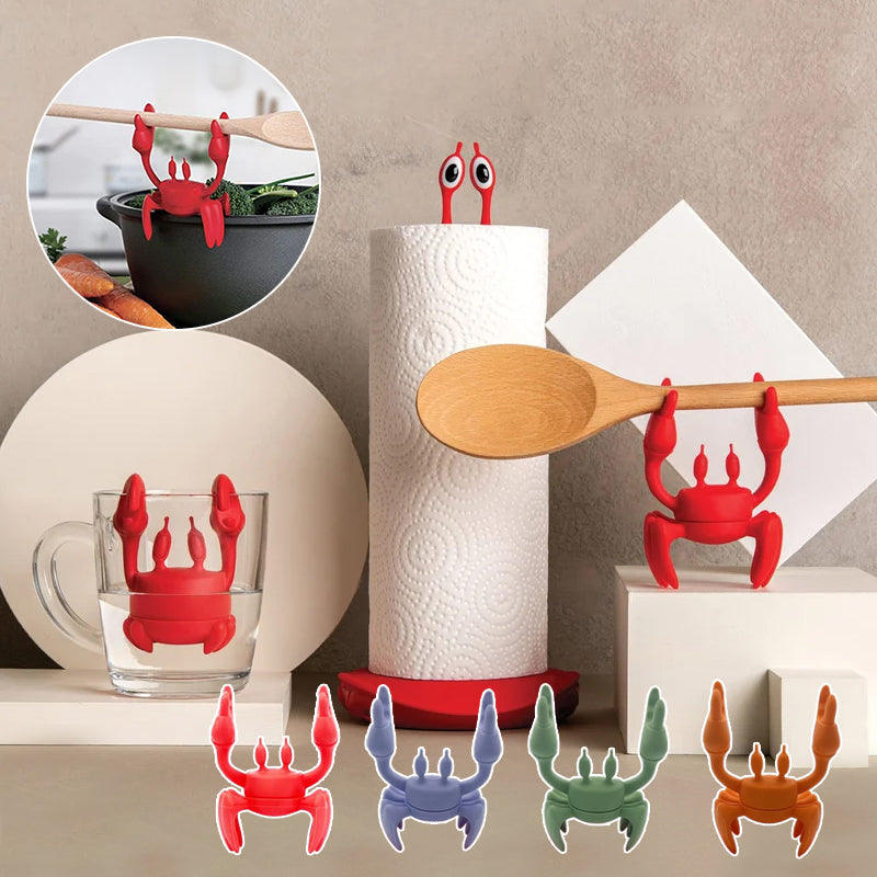 Red the Crab Silicone Utensil Rest