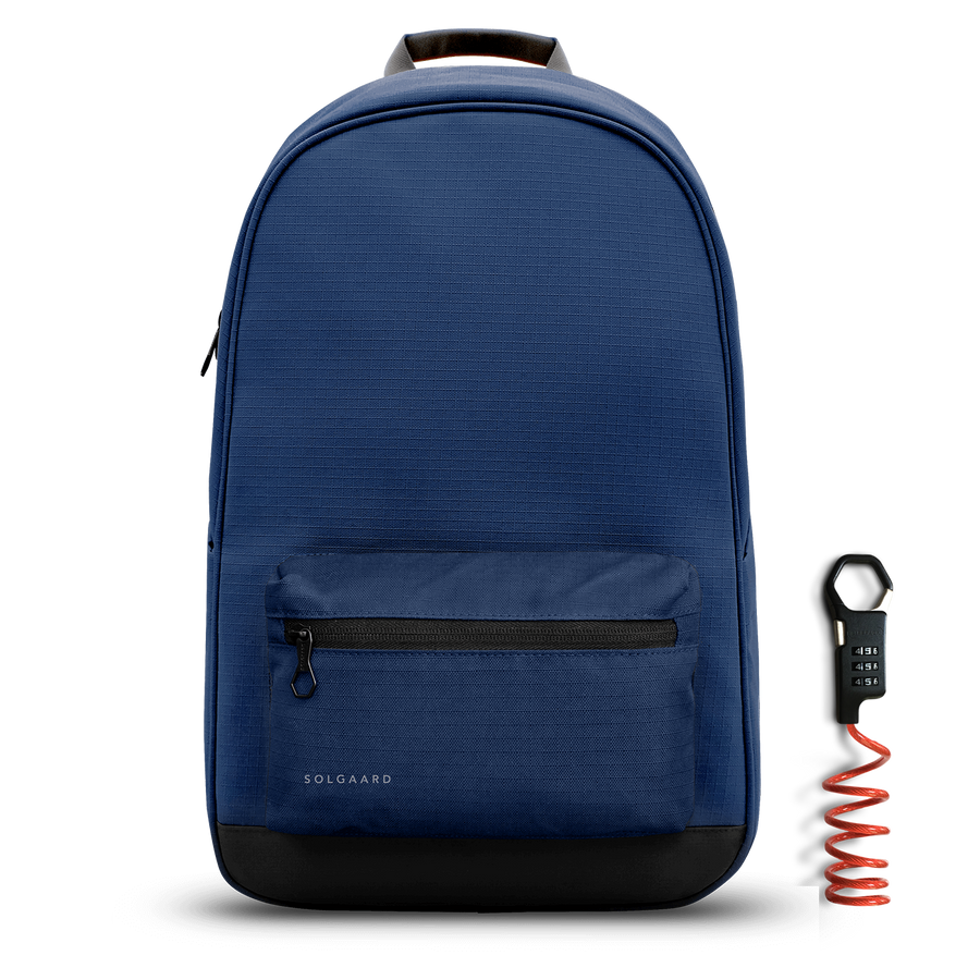 Atlantic Blue | Daypack w/ lock