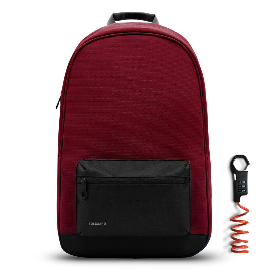 Moroccan Maroon | Daypack w/ lock