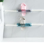 Wall Mounted Folding Slippers Rack