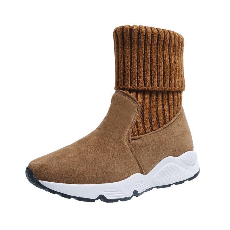 Women's Wool Platform Boots