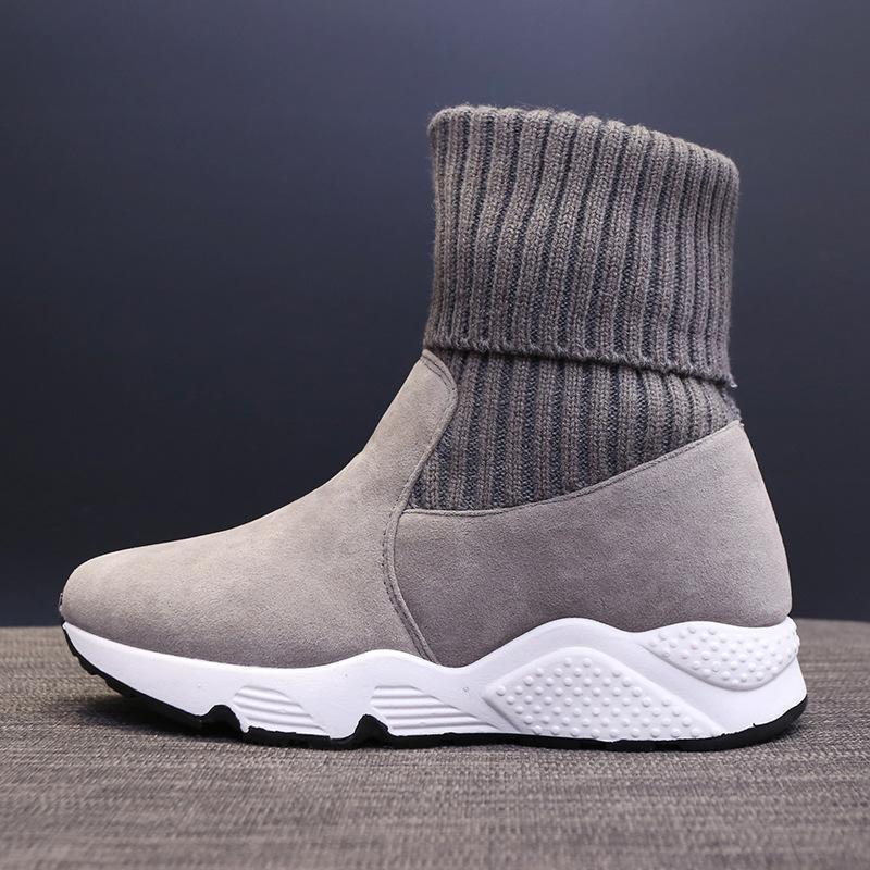 Women's Wool Platform Boots