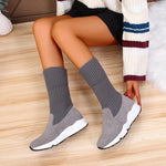 Women's Wool Platform Boots