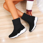 Women's Wool Platform Boots