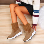 Women's Wool Platform Boots