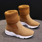 Women's Wool Platform Boots