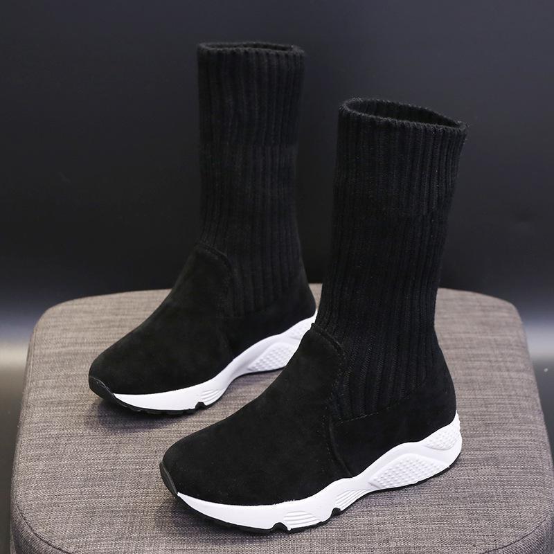 Women's Wool Platform Boots