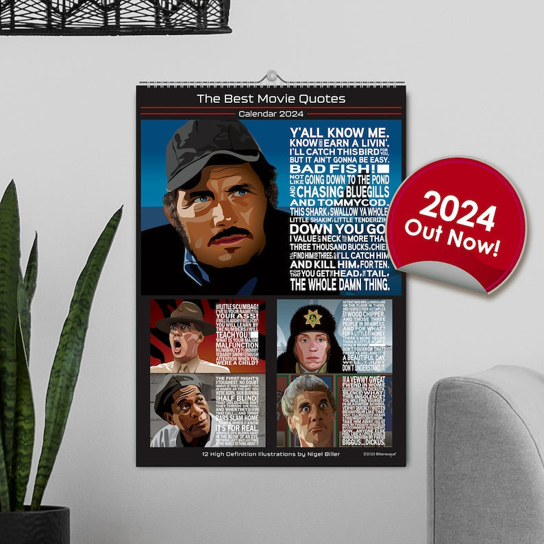 Movie Quotes 2024 Calendar