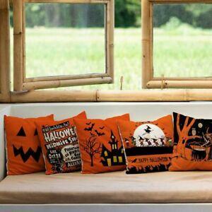 Halloween Decoration Pumpkin Cushion Cover