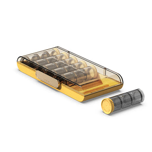 Portable High Capacity Weekly Pill Box